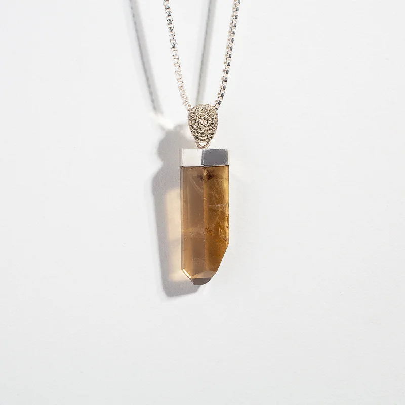 CRYSTAL TALISMAN PENDANT | SMOKEY CITRINE