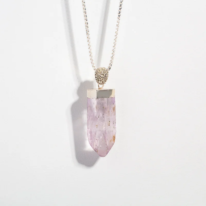 CRYSTAL TALISMAN PENDANT | KUNZITE