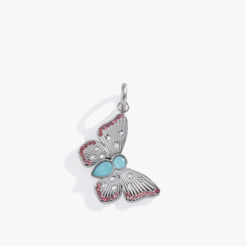 Gemstone Butterfly Interchangeable Charm