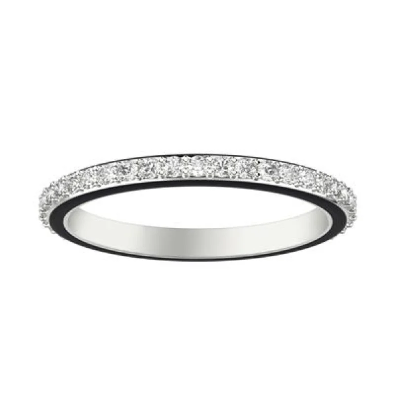 14k Diamond Eternity Wedding Band