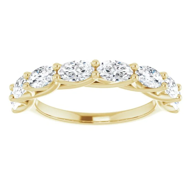 14K Yellow 2 CTW Natural Diamond Anniversary Band