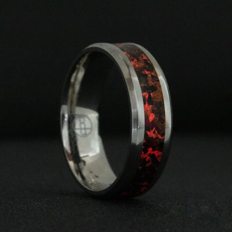 The Void | Tungsten Glowstone Ring