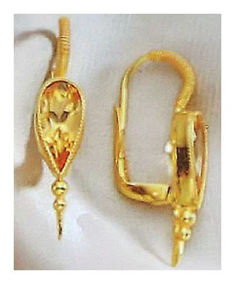 Citrine Teardrop Earrings