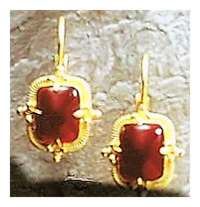 Juno Carnelian Earrings