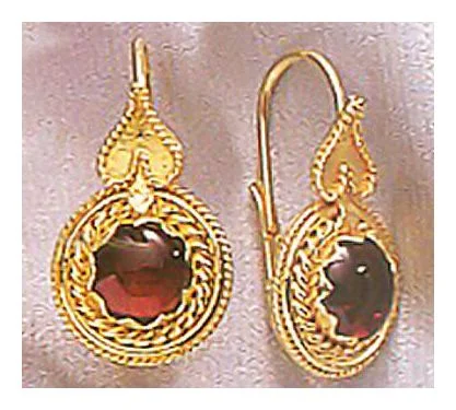 Lycia Garnet Earrings