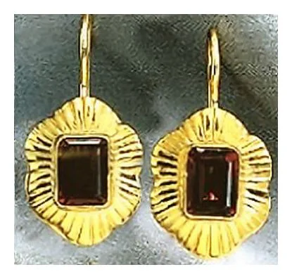 Victoria Station Garnet Earrings