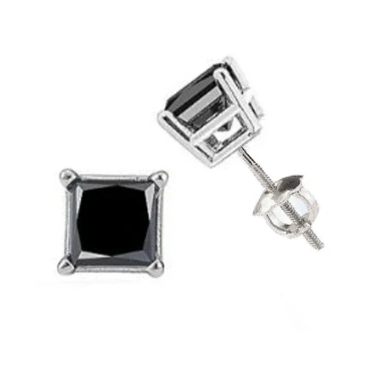 1/2 CTW Diamond Solitaire Stud Earrings in 10KT White Gold