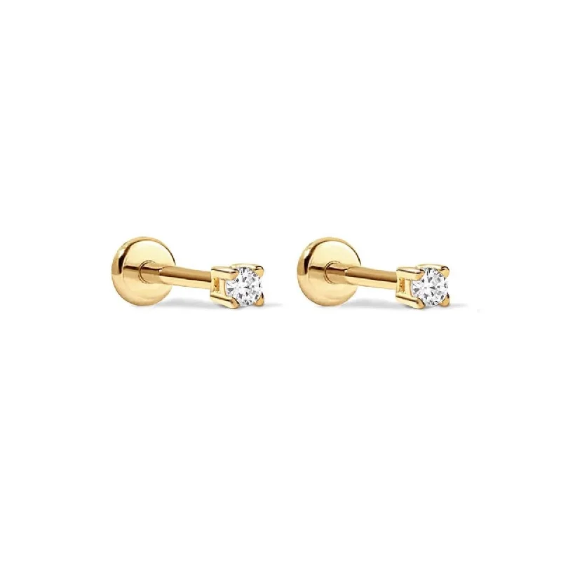 Tiny Crystal Flat Back Studs