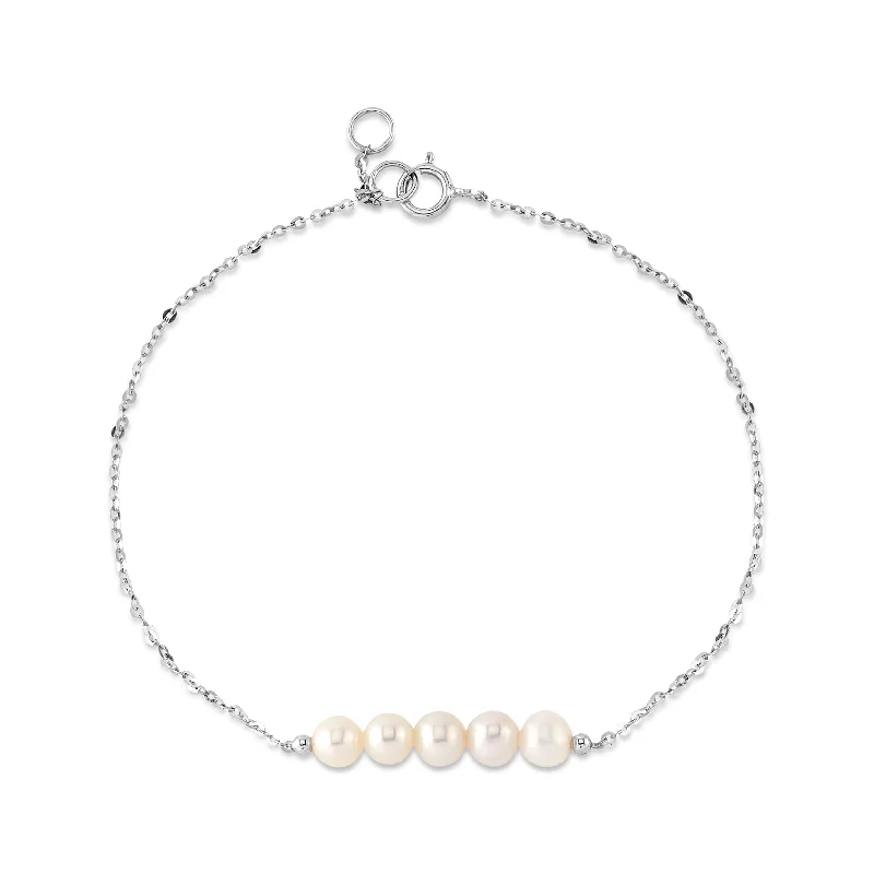 14K Gold Freshwater Pearl Addie Bracelet