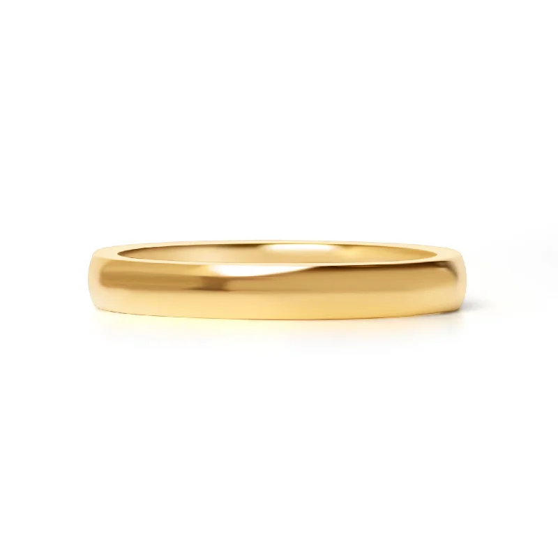 18K Gold PVD Stainless Steel Blank Ring / CFR0264