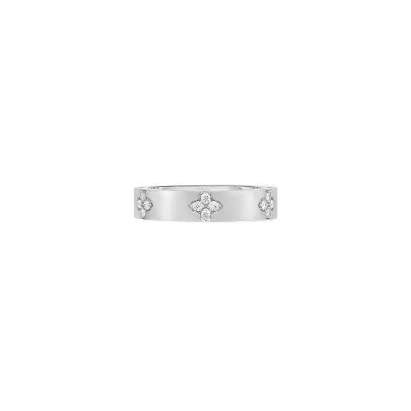 Roberto Coin Love in Verona 18K White Gold Diamond Band Ring