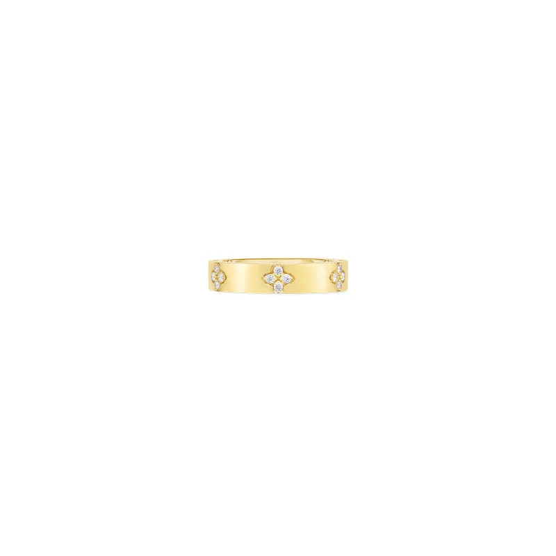 Roberto Coin Love in Verona 18K Yellow Gold Diamond Band Ring