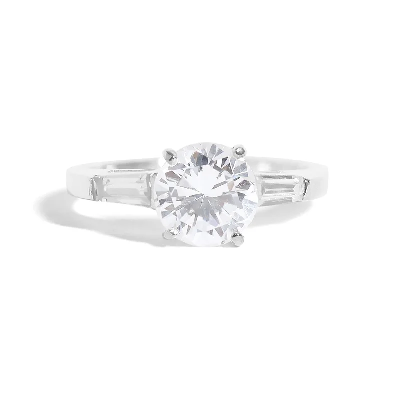 Sterling Silver CZ Ring / SSR0176