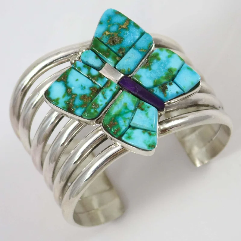 Turquoise Butterfly Cuff