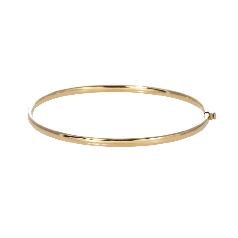 14K Yellow Gold Polished 3.3mm Bangle