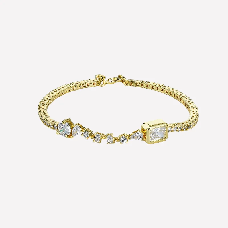 Celeste White Crystal Bracelet