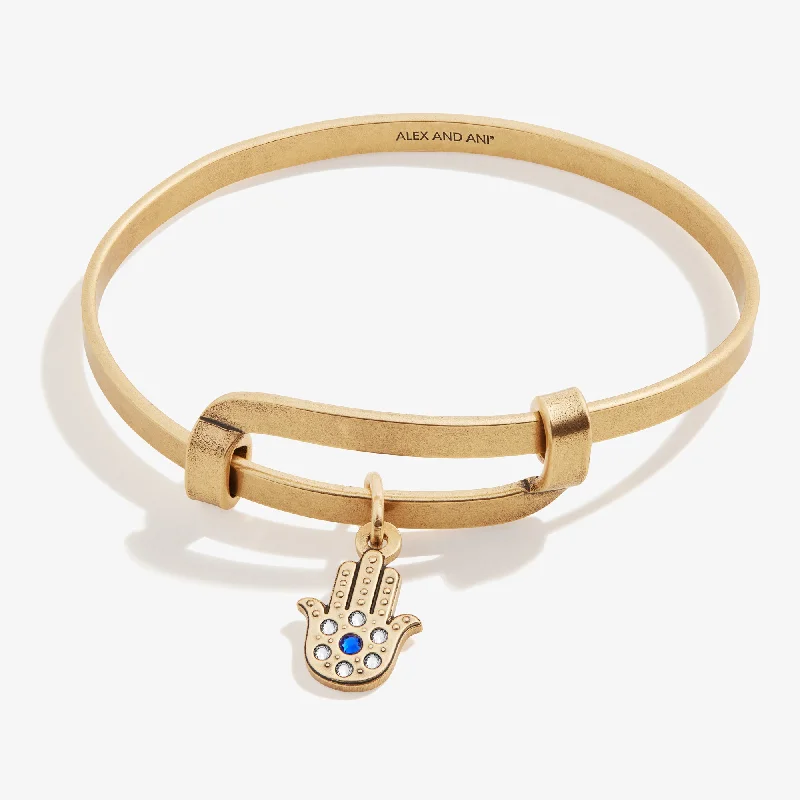 Motivation Hamsa Charm Bangle