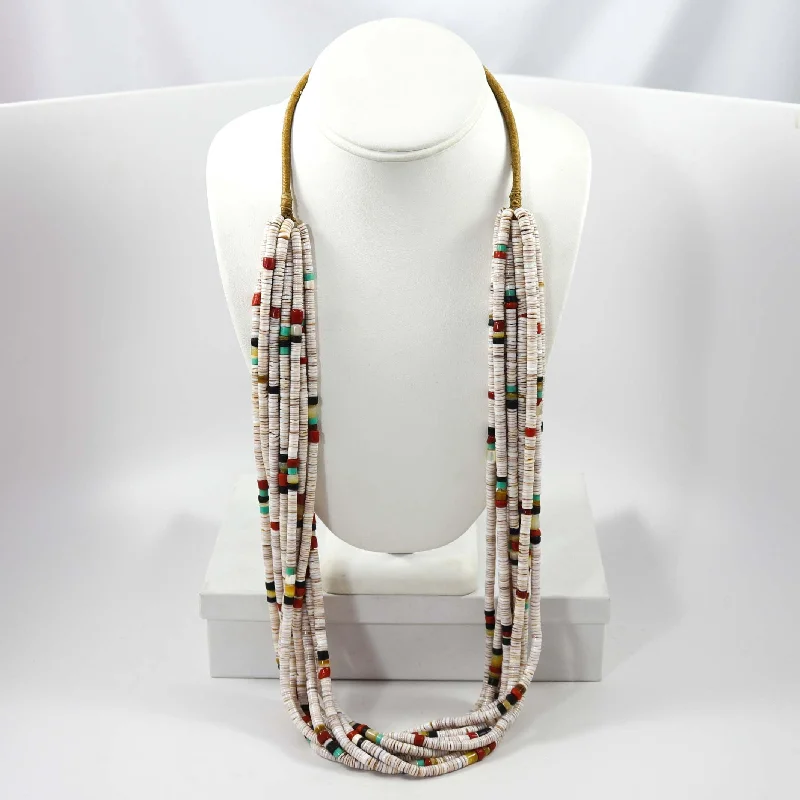 Multi-Stone Bead Necklace