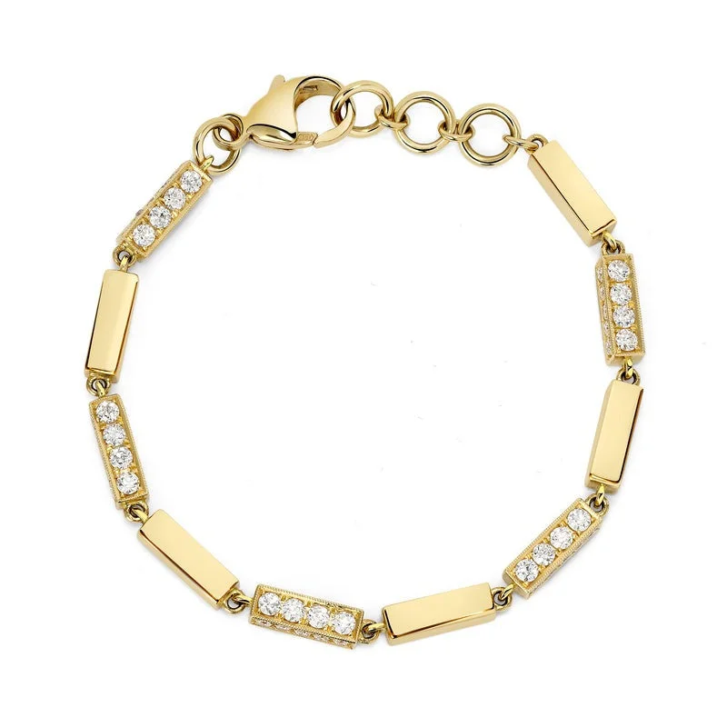 Single Stone Diamond Giana Bracelet