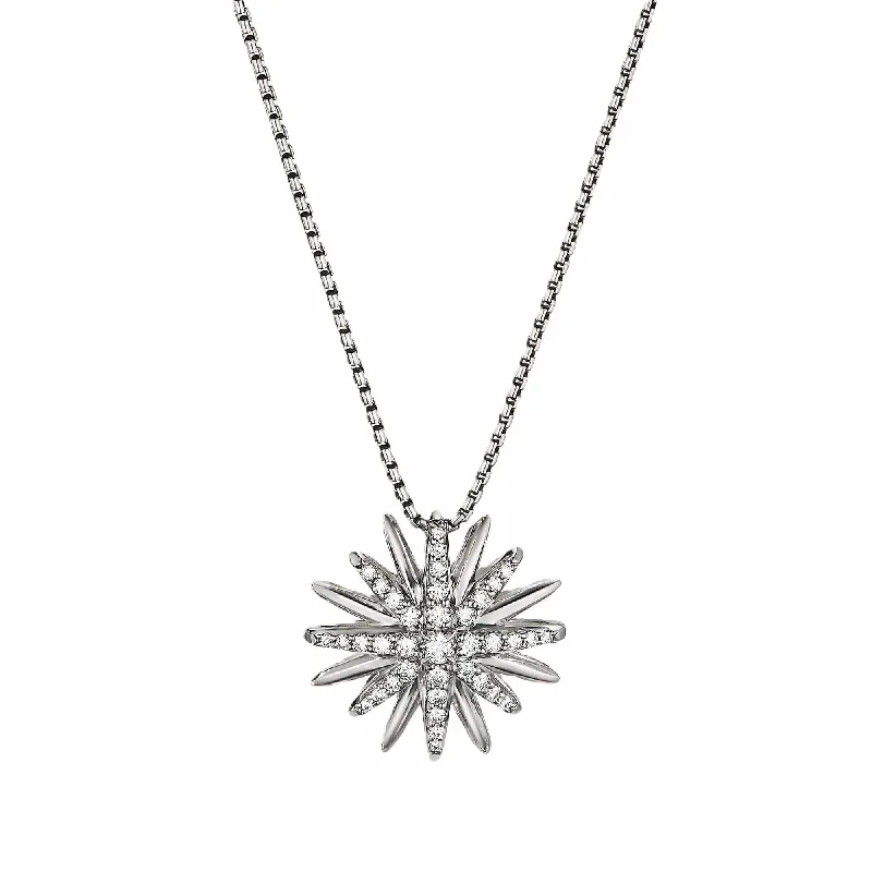 Starburst Pendant with Diamonds