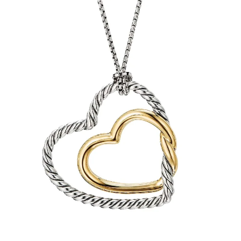 Continuance Heart Necklace with 18K Yellow Gold