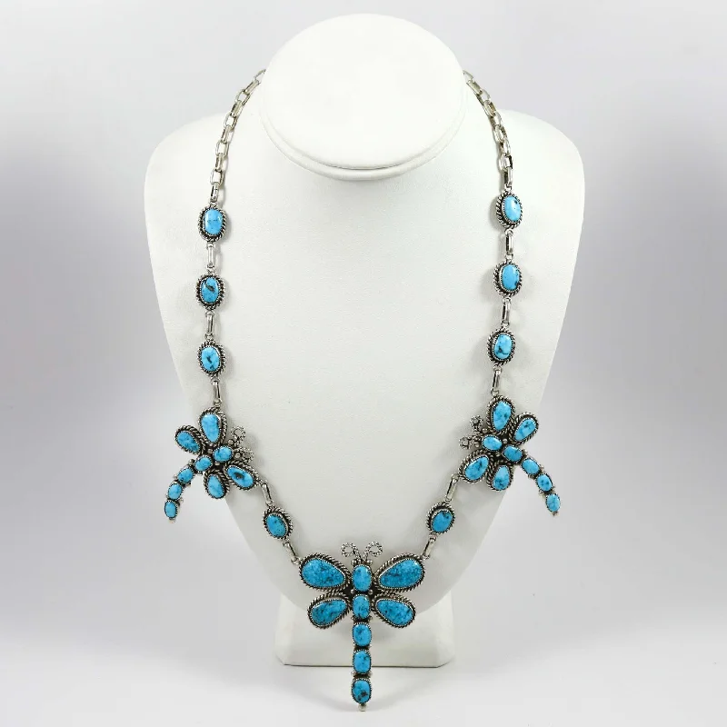 Turquoise Dragonfly Necklace